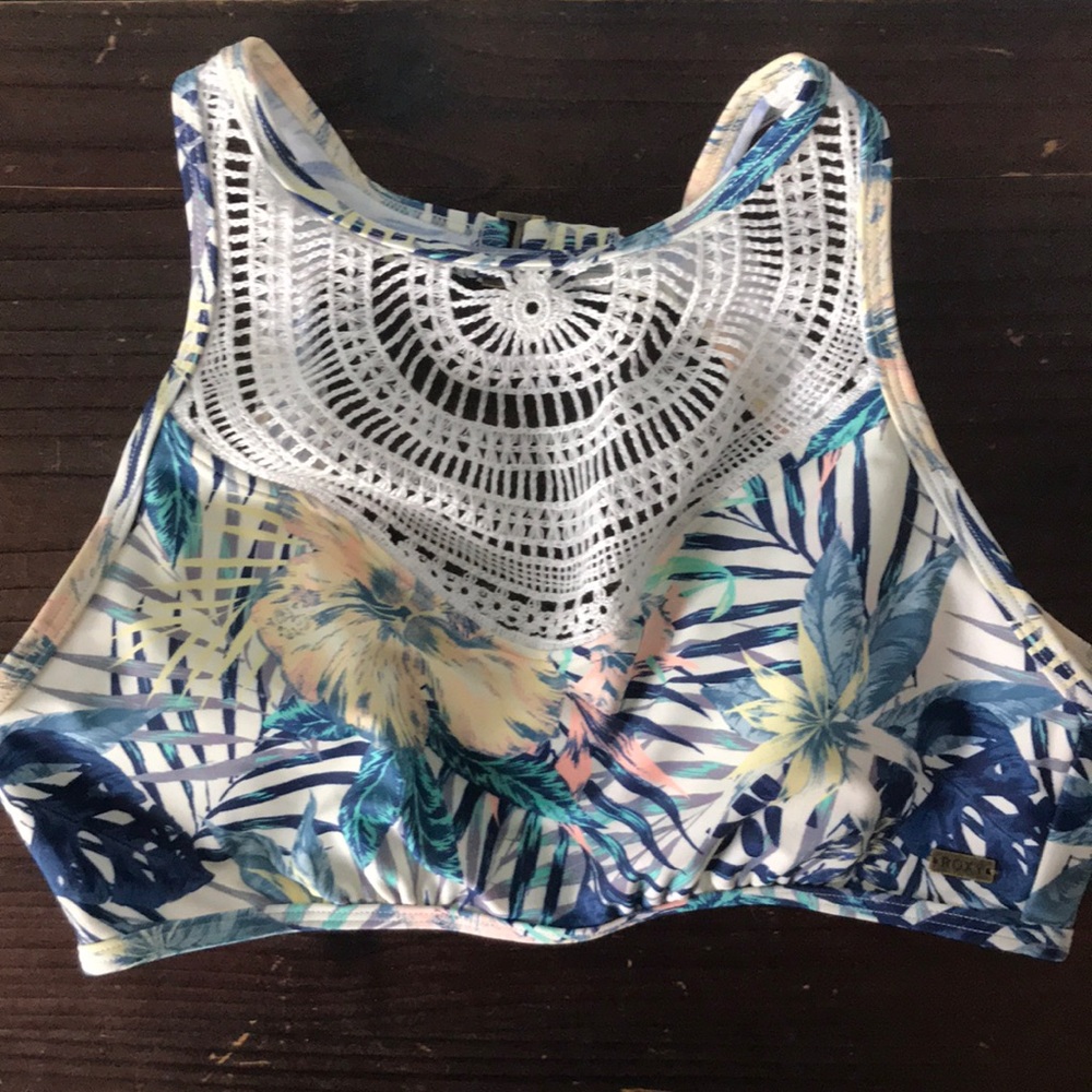 Roxy bikini halter top